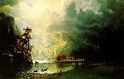 Albert Bierstadt Sierra Nevada Morning oil